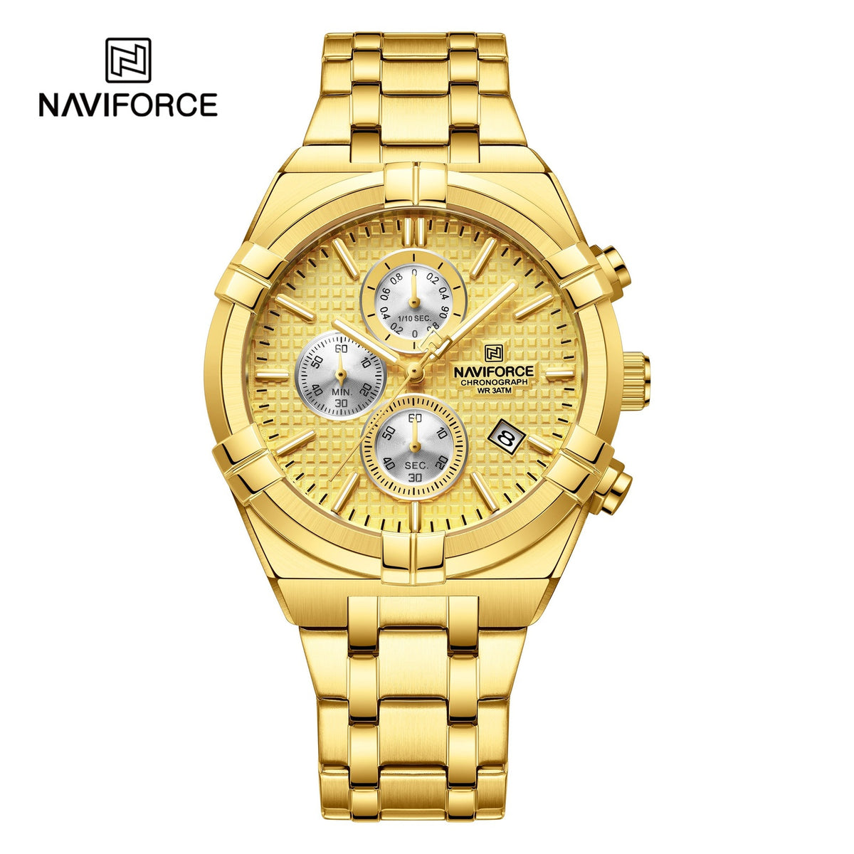 Naviforce Análogo Funcional Acero Ref NF8042