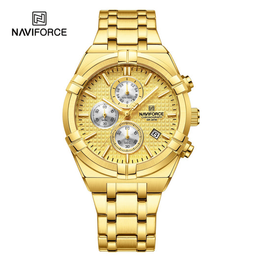 Naviforce Análogo Funcional Acero Ref NF8042