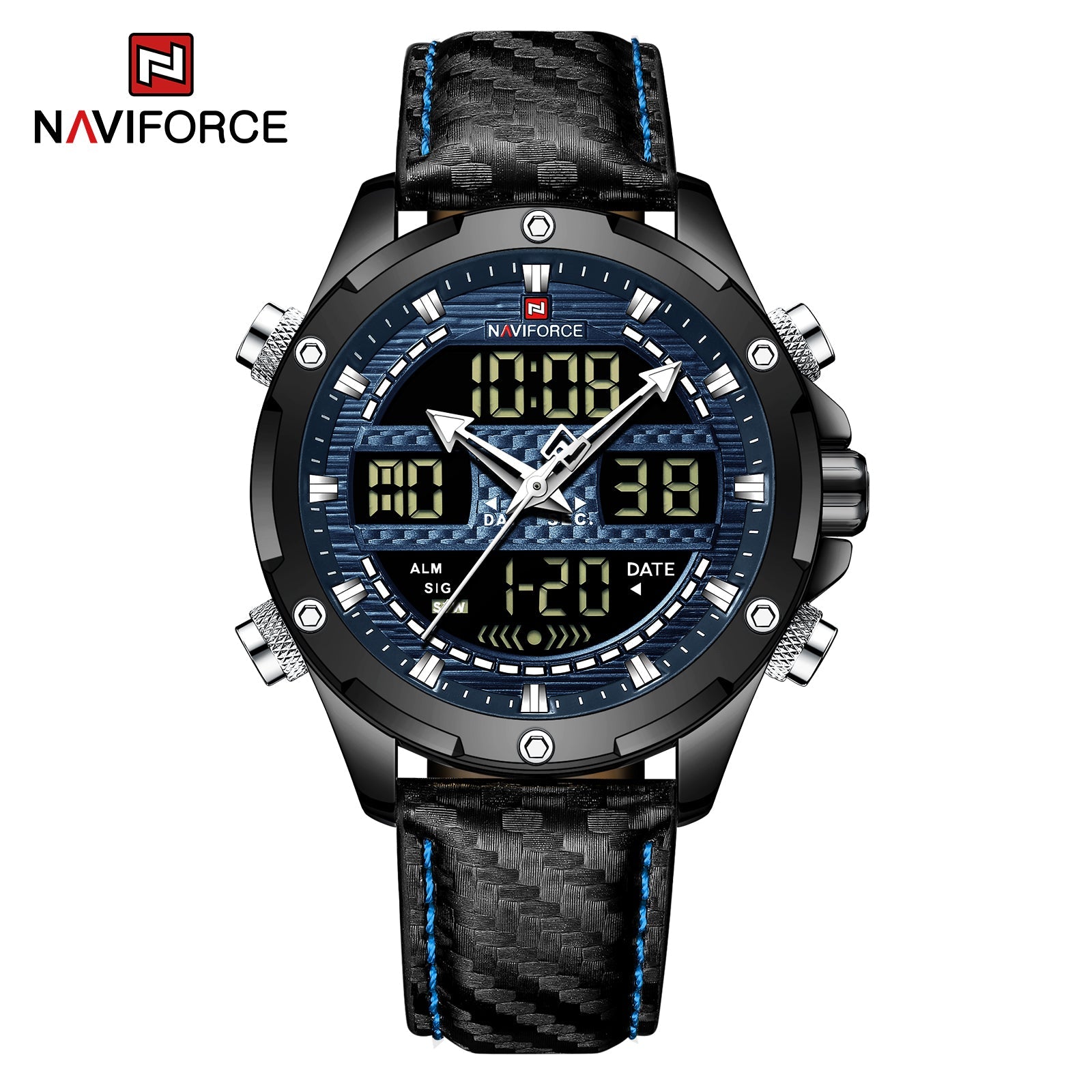 Naviforce Doble Pulso Doble Hora Ref NF9194