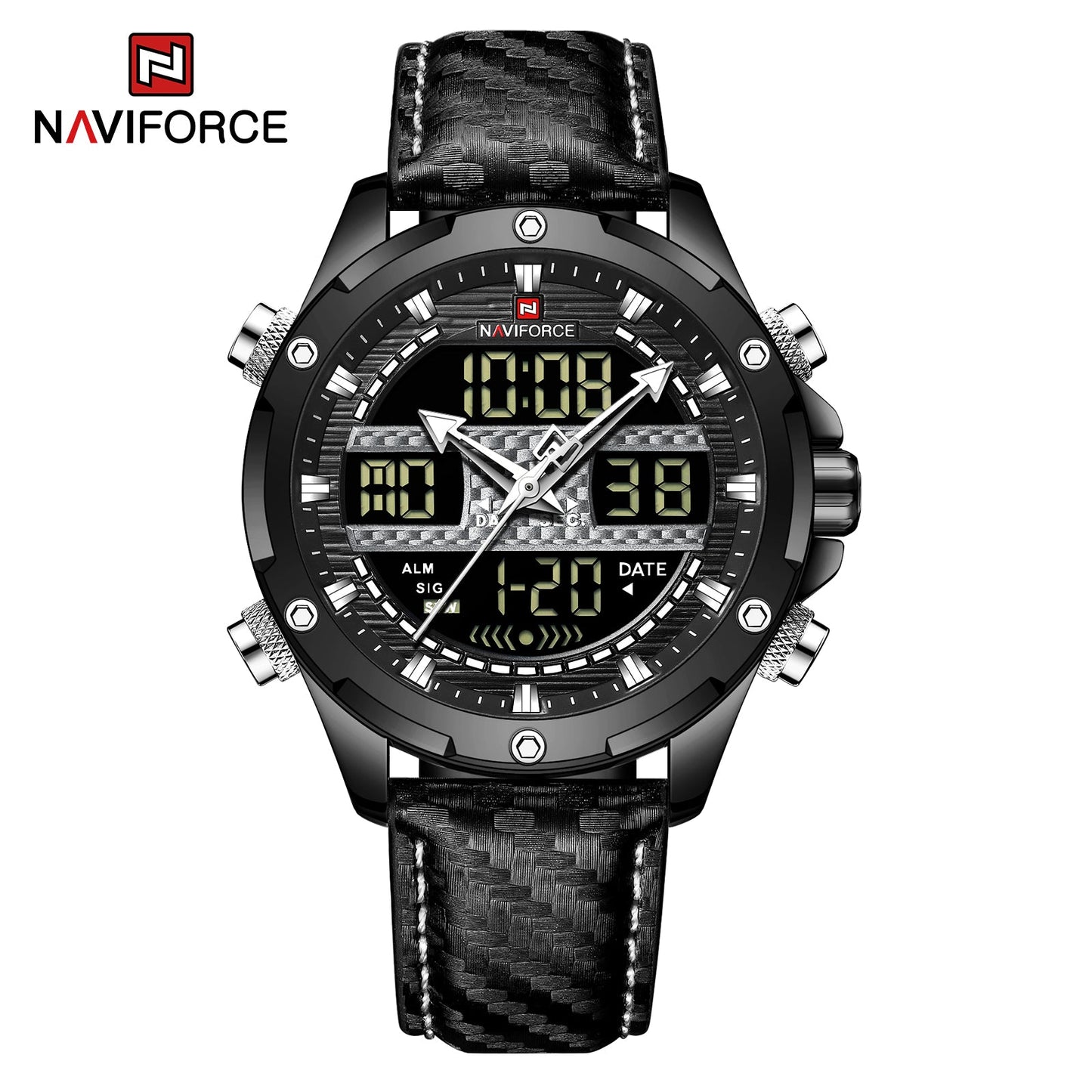 Naviforce Doble Pulso Doble Hora Ref NF9194