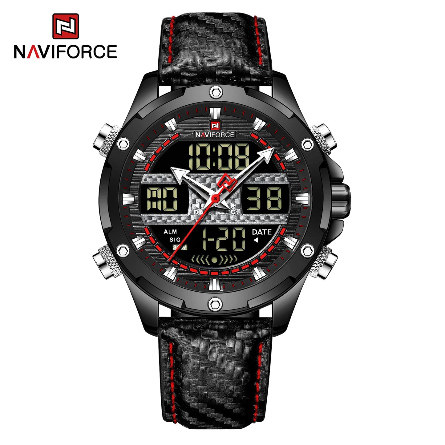 Naviforce Doble Pulso Doble Hora Ref NF9194