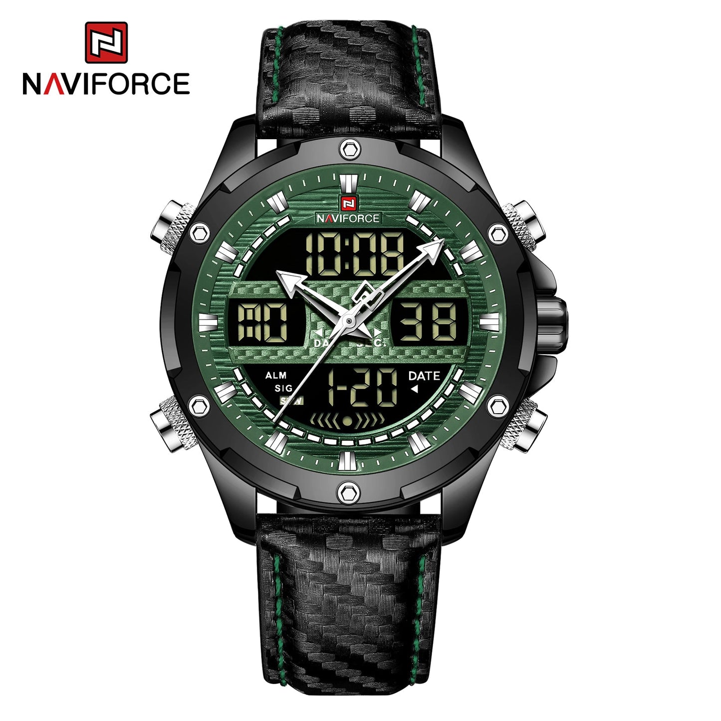 Naviforce Doble Pulso Doble Hora Ref NF9194