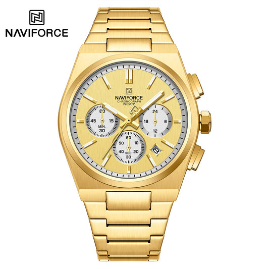 Naviforce Acero Cronógrafo Ref NF8048G