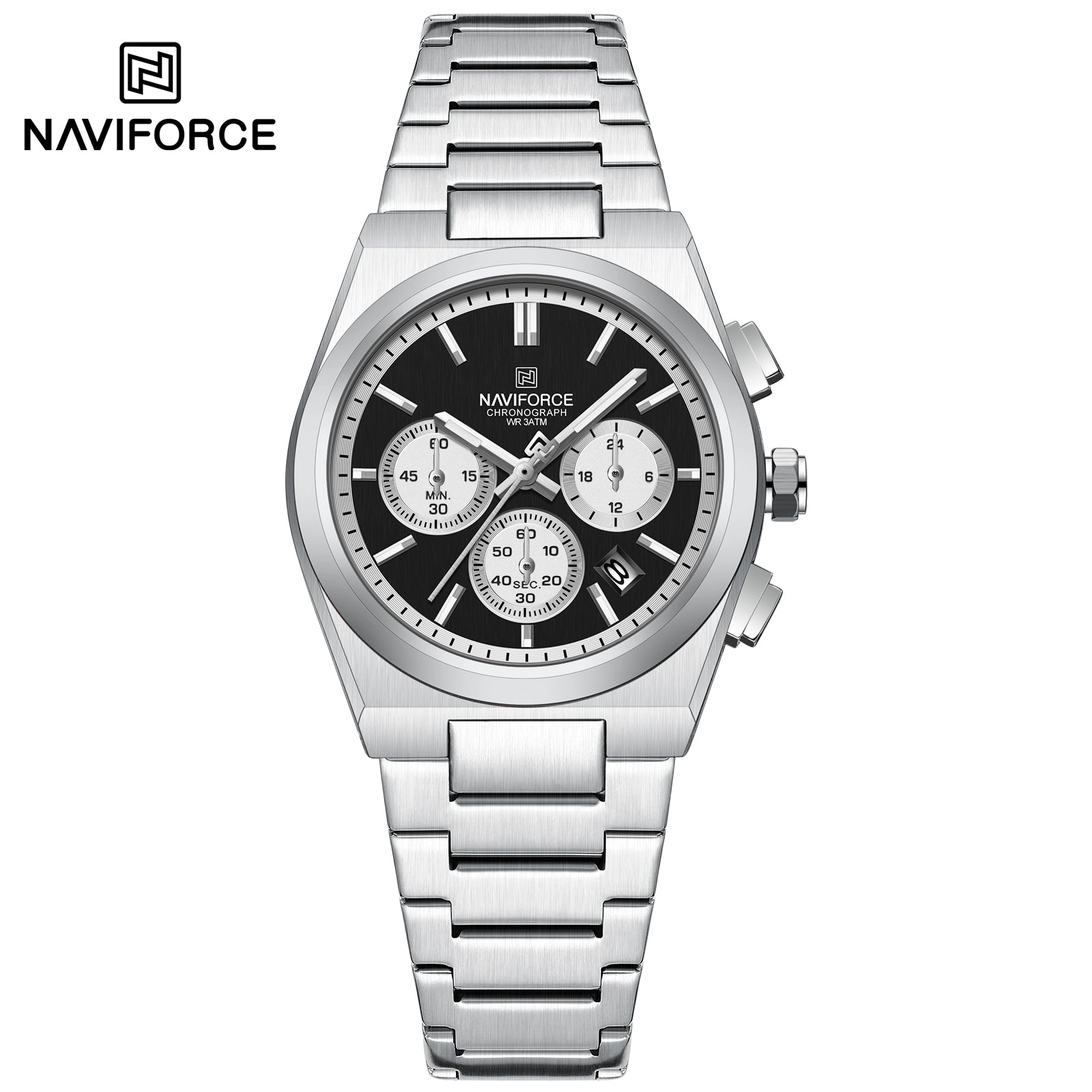 Naviforce Acero Cronógrafo Dama Ref NF8048L