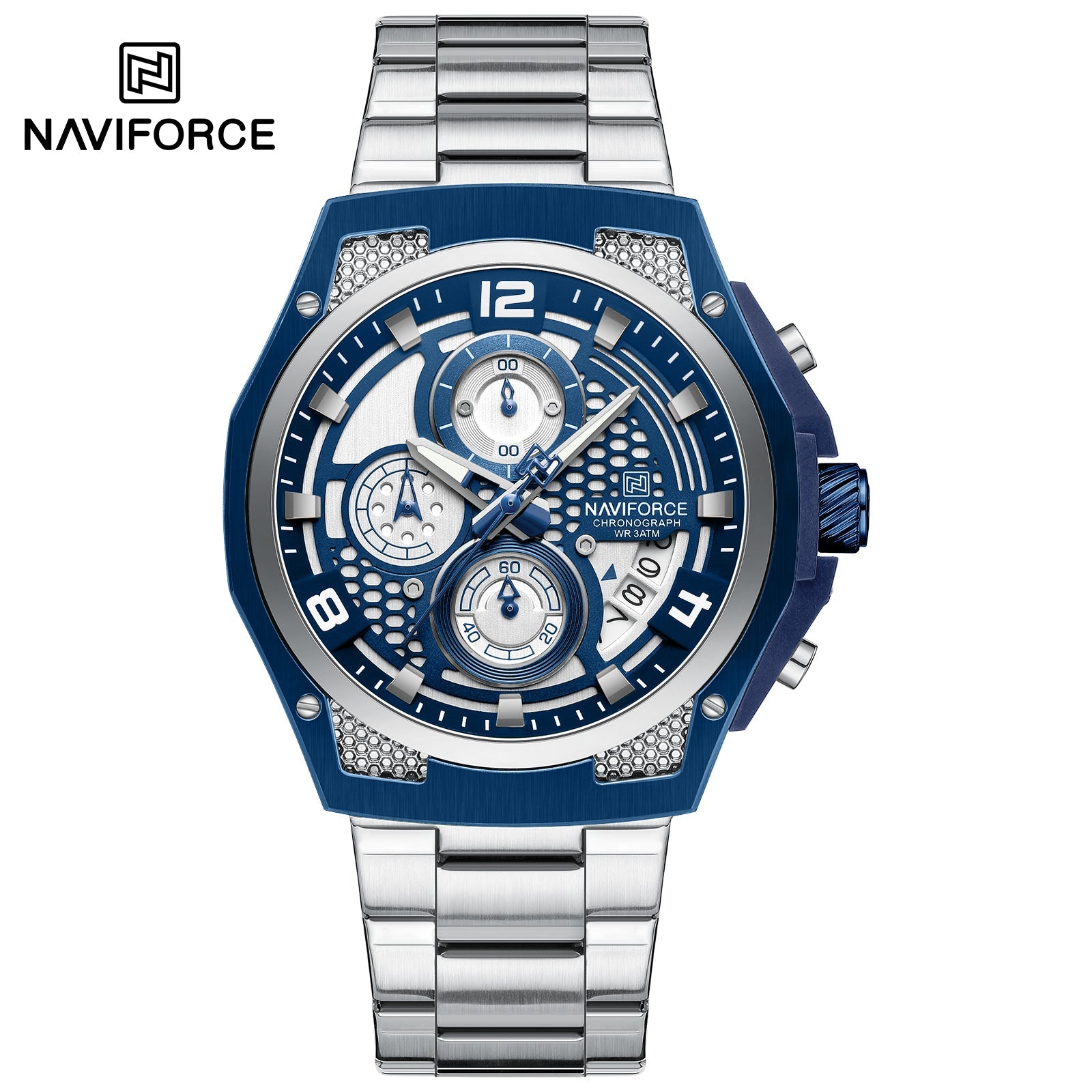 Naviforce Cronógrafo Funcional Acero Ref NF8051S