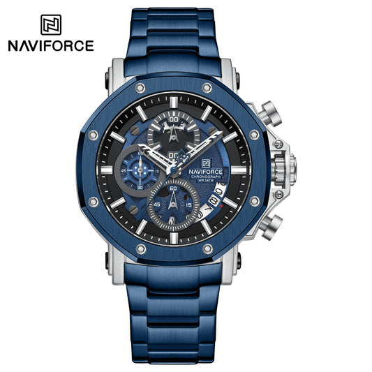 Naviforce Acero Cronógrafo Ref NF8065