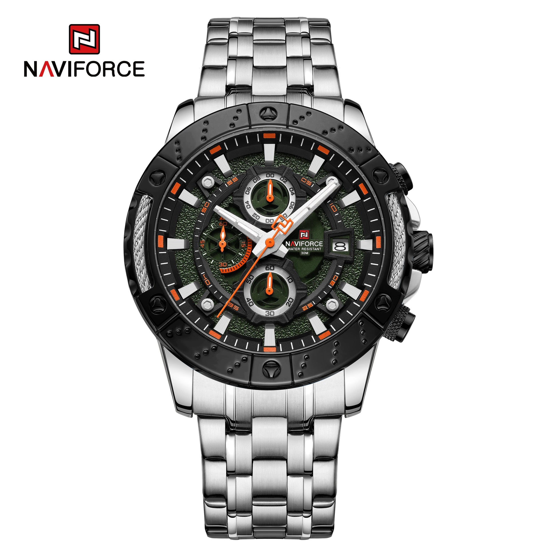 Naviforce Análogo Funcional Acero Ref NF9227