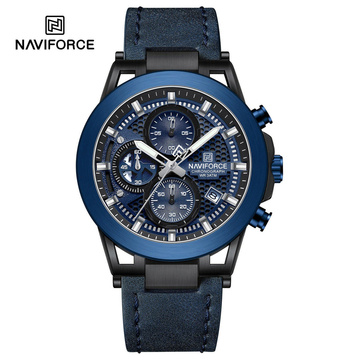 Naviforce Cuero Cronografo Ref NF8073