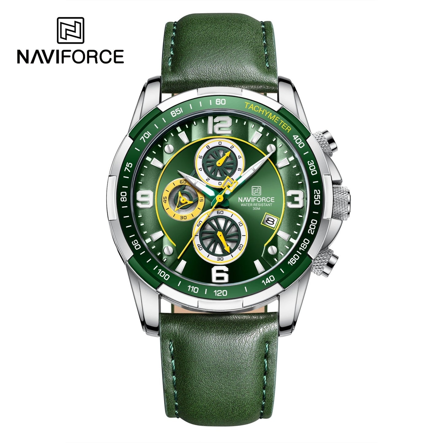 Naviforce Análogo Funcional Cuero Ref NF8020L