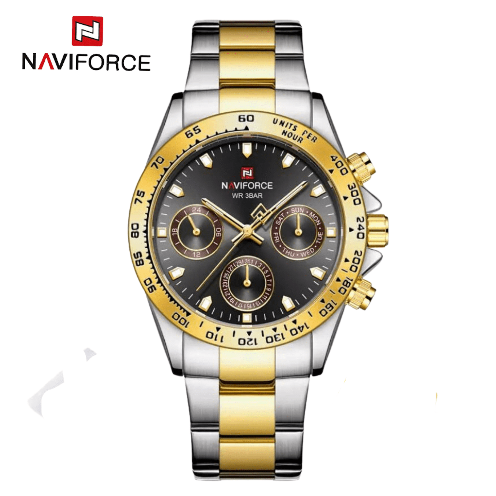 Naviforce Acero Calendario Funcional Ref NF9193M